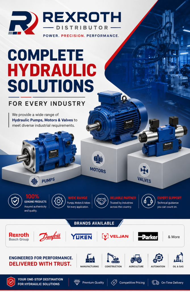 Danfoss hydraulic motor Rexroth dealer Rexroth distributor Rexroth pump dealer Danfoss dealer Danfoss distributor Veljan distributor Yuken dealer
