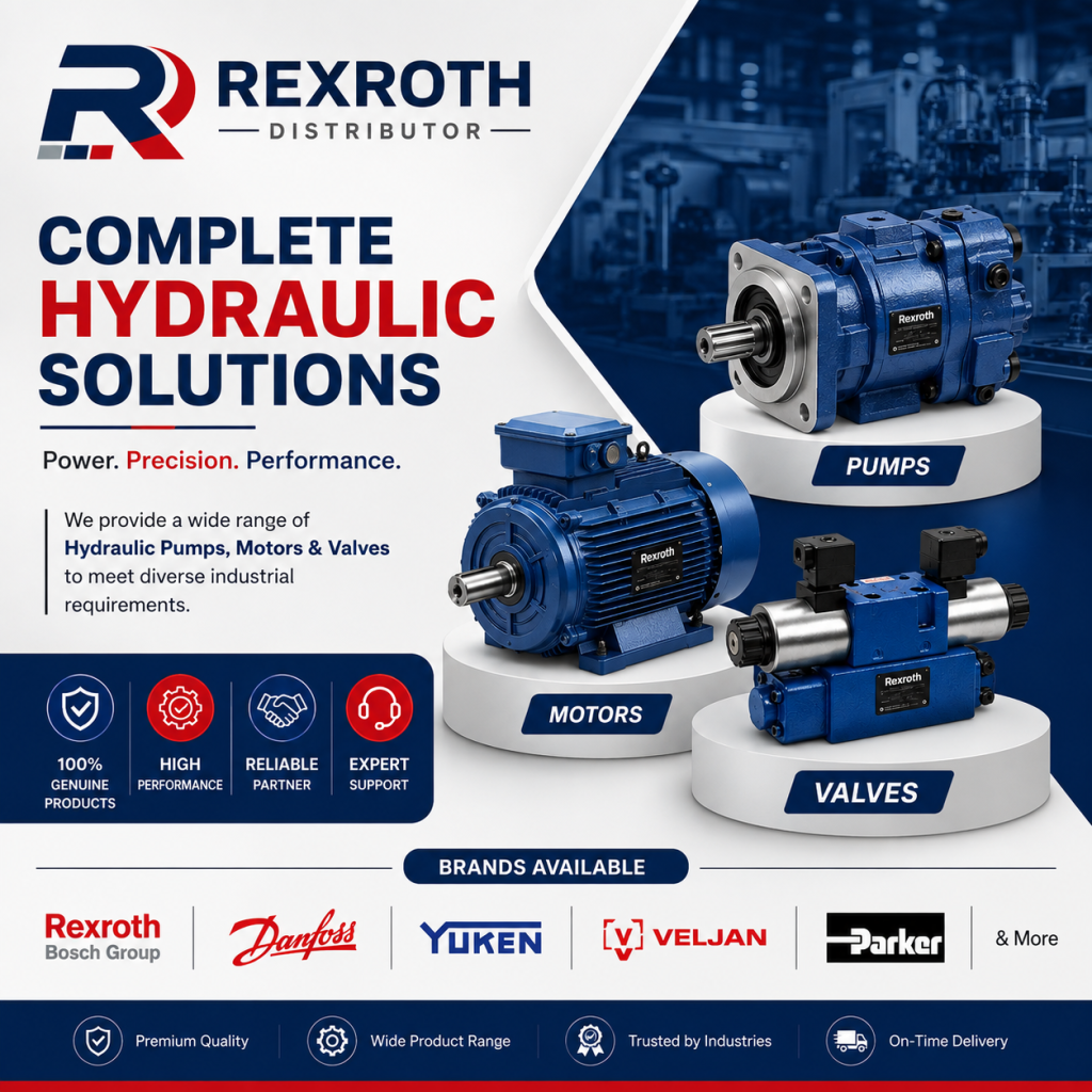 Danfoss hydraulic motor Rexroth dealer Rexroth distributor Rexroth pump dealer Danfoss dealer Danfoss distributor Veljan distributor Yuken dealer